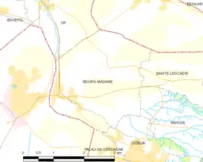 Poziția localității Bourg-Madame