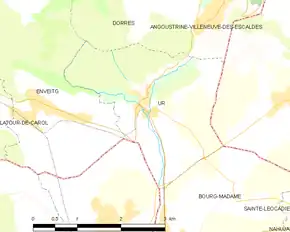 Poziția localității Ur