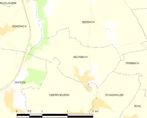 Poziția localității Aschbach