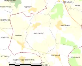 Poziția localității Baerendorf