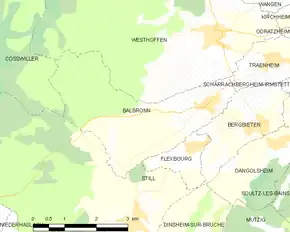 Poziția localității Balbronn