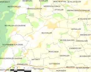 Poziția localității Bouxwiller