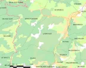 Poziția localității La Broque