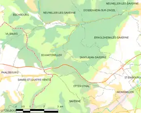 Poziția localității Eckartswiller