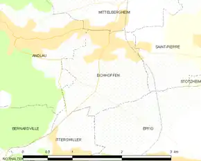 Poziția localității Eichhoffen