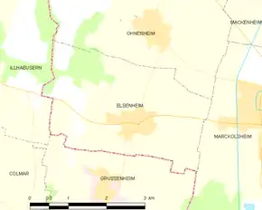 Poziția localității Elsenheim