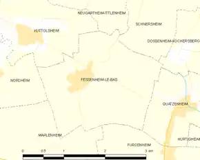 Poziția localității Fessenheim-le-Bas