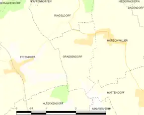 Poziția localității Grassendorf