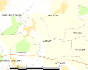 Poziția localității Hattmatt