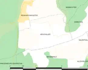 Poziția localității Hengwiller