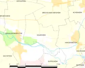Poziția localității Kolbsheim