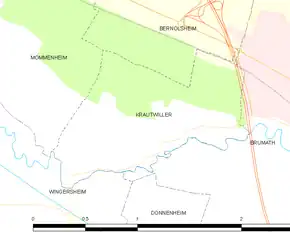 Poziția localității Krautwiller