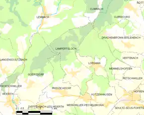 Poziția localității Lampertsloch