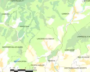 Poziția localității Langensoultzbach