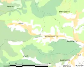 Poziția localității Maisonsgoutte