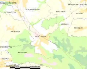 Poziția localității Mertzwiller