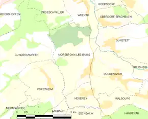 Poziția localității Morsbronn-les-Bains