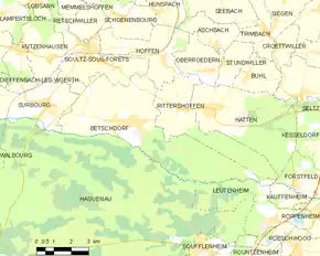 Poziția localității Betschdorf