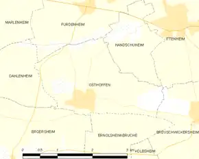 Poziția localității Osthoffen