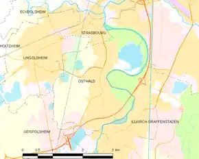 Poziția localității Ostwald