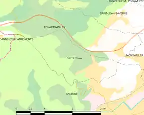 Poziția localității Ottersthal