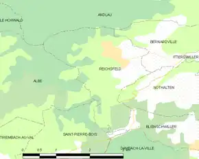 Poziția localității Reichsfeld