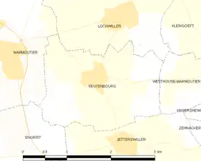 Poziția localității Reutenbourg