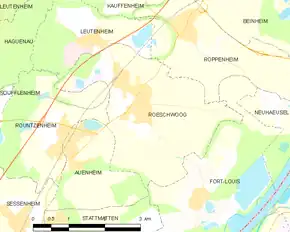 Poziția localității Rœschwoog