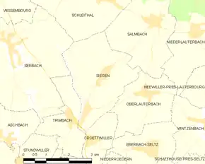 Poziția localității Siegen