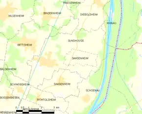 Poziția localității Sundhouse