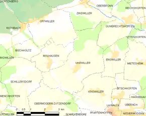 Poziția localității Uhrwiller