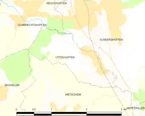 Poziția localității Uttenhoffen