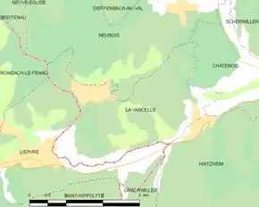 Poziția localității La Vancelle