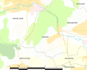 Poziția localității Wangen
