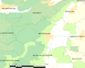 Poziția localității Weiterswiller