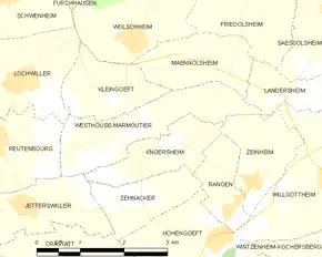 Poziția localității Westhouse-Marmoutier