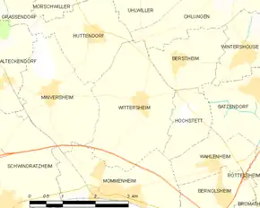 Poziția localității Wittersheim