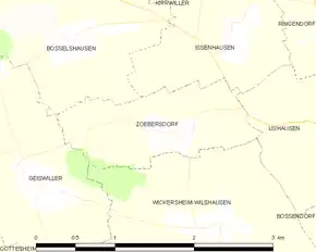 Poziția localității Zœbersdorf