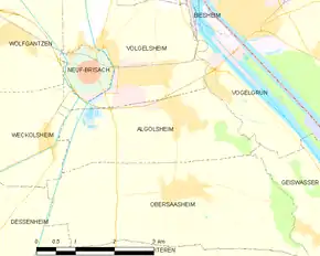 Poziția localității Algolsheim