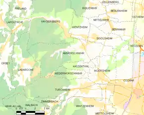 Poziția localității Ammerschwihr