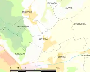 Poziția localității Bergholtz