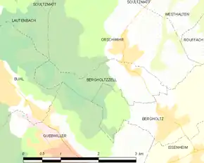 Poziția localității Bergholtzzell