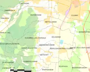 Poziția localității Eguisheim