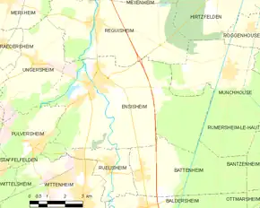 Poziția localității Ensisheim