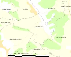 Poziția localității Falkwiller