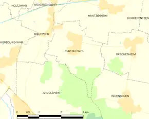 Poziția localității Fortschwihr