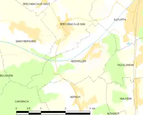 Poziția localității Heidwiller