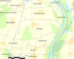 Poziția localității Heiteren