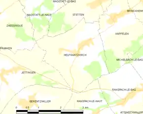Poziția localității Helfrantzkirch