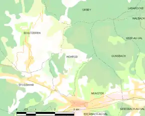 Poziția localității Hohrod